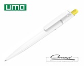 Эко-ручка «Vitan Recy», белый/желтый 