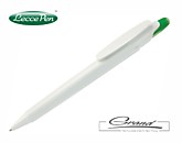 Ручка «Otto white», белая с зеленым