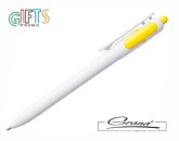 Ручка «Wind», белая с желтым