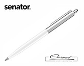 Ручка шариковая Senator «Point Metal», белая