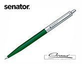 Ручка шариковая Senator «Point Metal», зеленая