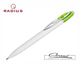 Промо-ручка «Rubino», белая со светло-зеленым