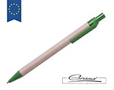 Эко-ручка из картона шариковая «Vatum», зеленая