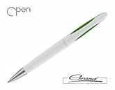 Ручка шариковая «Sophie» в СПб, белая с зеленым
