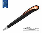 Ручка шариковая «Blackswan», черная с оранжевым