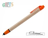 Ручка-стилус шариковая «Planet», оранжевая