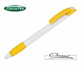 Ручка шариковая «Nove Mix», белая с желтым