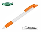Ручка шариковая «Nove Mix», белая с оранжевым