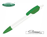 Ручка шариковая «Tris», белая с зеленым