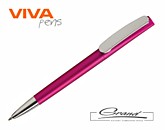 Ручка пластиковая шариковая «Leo Lux», розовая
