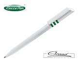 Ручка «Griffe», белая с зеленым