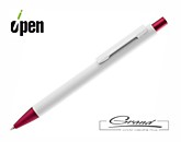 Ручка шариковая «Chromatic White», белая с красным