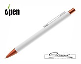 Ручка шариковая «Chromatic White», белая с оранжевым