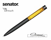 Ручка шариковая «Headliner Soft Touch», черная с желтым