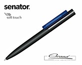 Ручка шариковая «Headliner Soft Touch», черная с синим