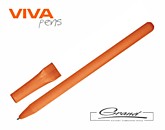 Бумажная ручка «Modi», оранжевая