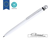 Шариковая ручка с антибактериальным покрытием«Verne»со стилусом