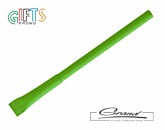 Ручка шариковая «Artel» из бумаги, зеленое яблоко