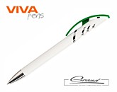 Ручка шариковая «Starco White», белая с зеленым