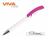 Ручка шариковая «Starco White», белая с розовым