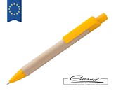 Эко-ручка шариковая из бумаги «Reflat», желтая