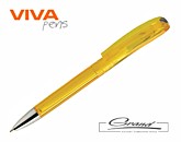 Ручка пластиковая шариковая «Ines Color», желтая