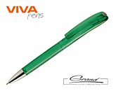 Ручка пластиковая шариковая «Ines Color», зеленая