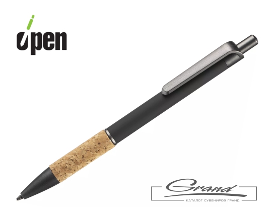 Ручка шариковая Cork, черная