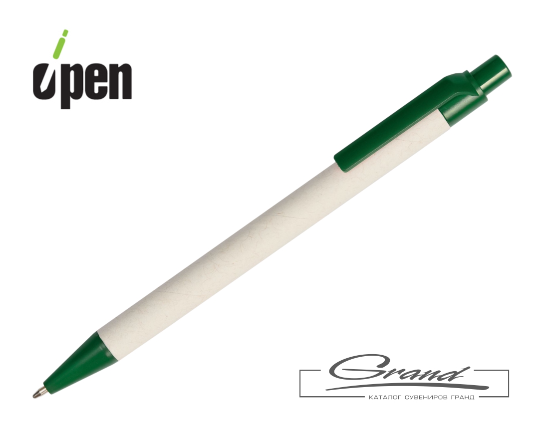 Ручка шариковая MilkMake, зеленая