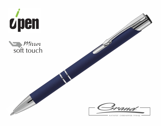 Ручка шариковая «Keskus Mirror Soft», темно-синяя Ручка шариковая «Keskus Mirror Soft», темно-синяя