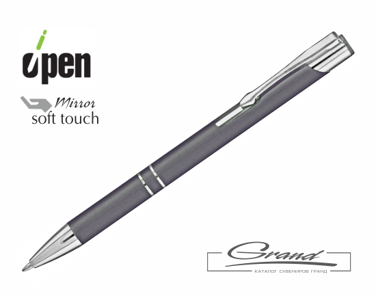 Ручка шариковая «Keskus Mirror Soft», сераня