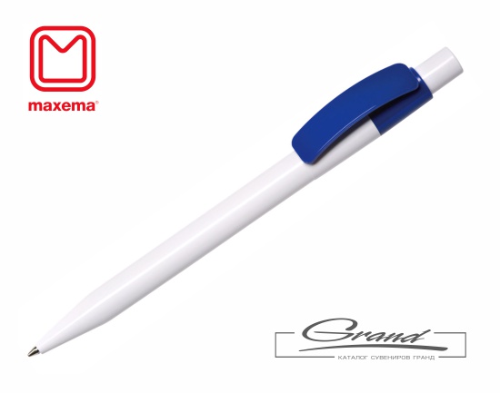 Ручка «Pixel Cb Gloss», белый/темно-синий