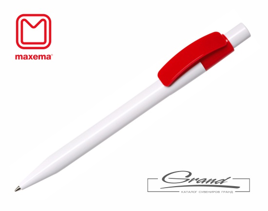 Ручка «Pixel Cb Gloss»,белый/красный
