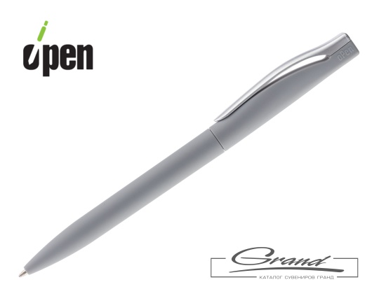 Ручка шариковая «Pin Soft Touch», серая Ручка шариковая «Pin Soft Touch», серая