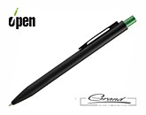 Ручка шариковая «Chromatic», черная с зеленым