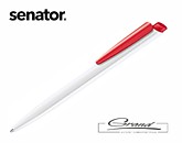Ручка «Dart Basic», белая с красным