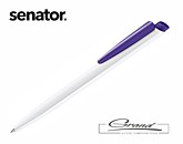 Ручка «Dart Basic», белая с фиолетовым