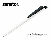 Ручка «Dart Basic», белая с черным