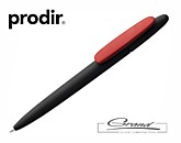 Ручка шариковая «Prodir DS5 TRR-P», черная с красным