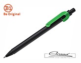 Ручка шариковая «Snake» B1 в СПб, черная с зеленым
