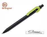 Ручка шариковая «Snake», черная с светло-зеленым