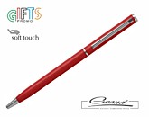 Ручка металлическая «Viva Soft», красная