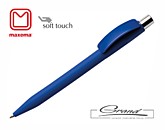 Ручка шариковая «Pixel», покрытие soft touch, синяя