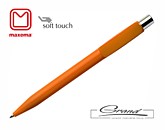 Ручка шариковая «Pixel», покрытие soft touch, оранжевая