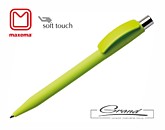 Ручка шариковая «Pixel» soft touch, зеленое яблоко