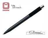 Ручка шариковая «Pixel», покрытие soft touch, черная