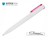 Ручка «Split White Neon», белая с розовым