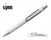 Ручка металлическая «Clamp», белая с черным