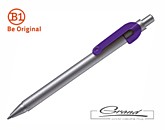 Ручка шариковая «Snake Silver», серебро с фиолетовым