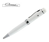 Ручка с флешкой «Laser», белая